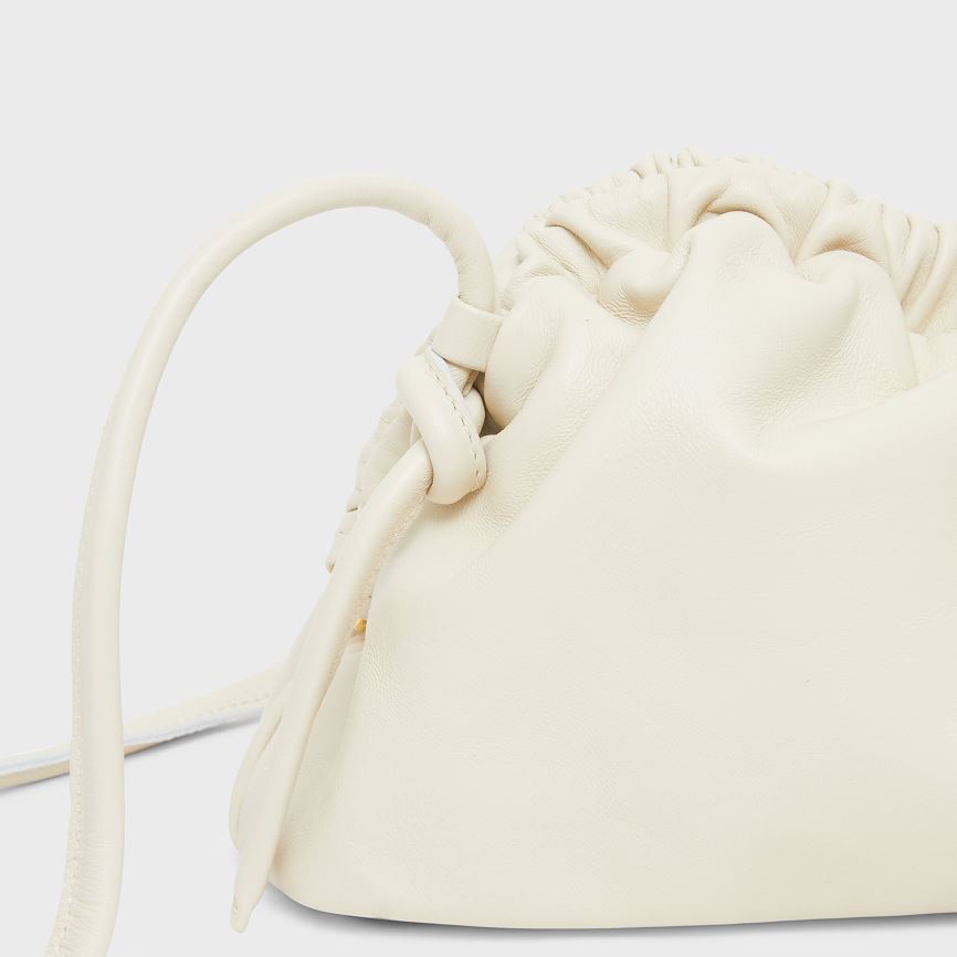 Women's Mansur Gavriel Mini Cloud Clutch Bags Cream | AU M867UO